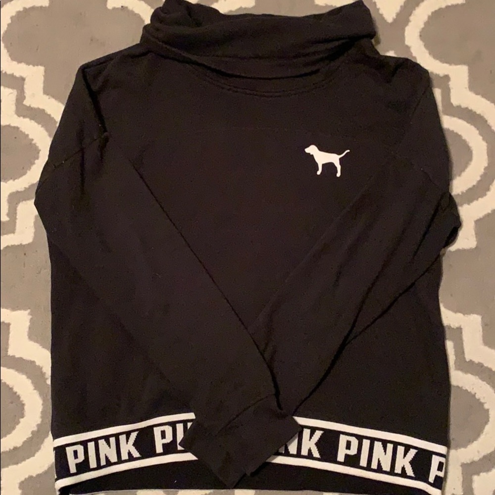 PINK turtle neck sweatshirt